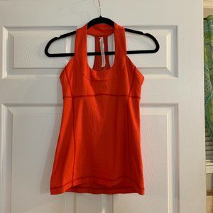 Lululemon Scoop Neck Athletic Workout Tank Top - Deep Red Sz 6